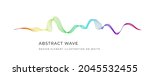 abstract waves from lines.... | Shutterstock .eps vector #2045532455