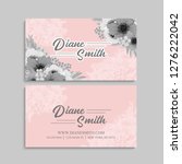business card with beautiful... | Shutterstock .eps vector #1276222042