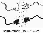 electric plug and socket. 404... | Shutterstock .eps vector #1536712625