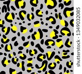 leopard pattern design   funny... | Shutterstock .eps vector #1349032085