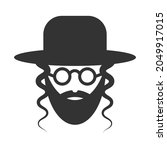 Hasidic Icon. Jew With A Hat ...