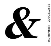 ampersand logo monogram ... | Shutterstock .eps vector #2090312698