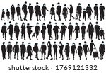 big collection of people... | Shutterstock .eps vector #1769121332
