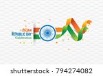 indian republic day background...