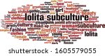 lolita subculture word cloud...