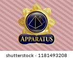 golden emblem or badge with... | Shutterstock .eps vector #1181493208