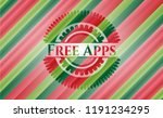 free apps christmas emblem... | Shutterstock .eps vector #1191234295