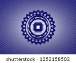 microchip  microprocessor icon... | Shutterstock .eps vector #1252158502