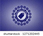 tag icon with jean texture | Shutterstock .eps vector #1271202445