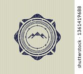 blue mountain icon inside... | Shutterstock .eps vector #1361419688