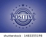 positive jean background.... | Shutterstock .eps vector #1483355198