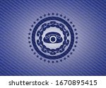 phone icon inside emblem with... | Shutterstock .eps vector #1670895415
