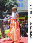 Small photo of HOLLYWOOD - JUNE 20, 2013: Jennifer Lopez receives the 2500th star on the Hollywood Walk of Fame in front of the W Hotel June 20, 2013 Hollywood, CA.