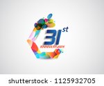 31st anniversary modern design... | Shutterstock .eps vector #1125932705