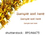 christmas decorations over... | Shutterstock . vector #89146675