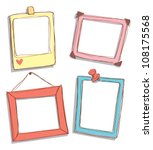 set of cute frame | Shutterstock .eps vector #108175568