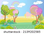 fairytale fabulous background... | Shutterstock .eps vector #2139202585