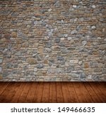 Interior Room With Stone Wall