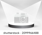 black podium template with... | Shutterstock .eps vector #2099966488