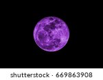 Purple Full Moon