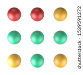 abstract colored balls 3d image | Shutterstock . vector #1539591272