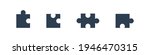 third vector set of puzzles... | Shutterstock .eps vector #1946470315