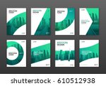 brochure cover design layout... | Shutterstock .eps vector #610512938
