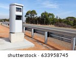A new speed camera installed along the Great Eastern Highway in rural Western Australia, the camera set to detect vehicles speeding, sending infringements to the drivers caught.