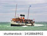 Small photo of Southend, Essex, England - October 3 2010 - The Waverly paddle steamer
