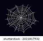 round scary spider web. white... | Shutterstock .eps vector #2021817932