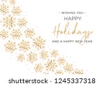 happy holidays and happy new... | Shutterstock .eps vector #1245337318