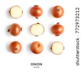 Seamless Pattern With Onion....