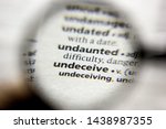 Small photo of The word or phrase Undeceive in a dictionary