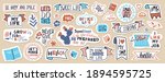 big set of motivational phrases ... | Shutterstock .eps vector #1894595725