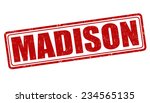 madison grunge rubber stamp on... | Shutterstock .eps vector #234565135