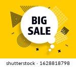 big sale speech bubble banner ... | Shutterstock .eps vector #1628818798