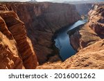 The Horseshoe Bend Shaped In...