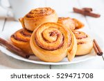 Traditional sweet homemade cinnamon rolls