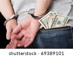 Handcuffs Arrests Dollar...