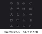 icons design tample | Shutterstock . vector #437511628