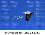 English 2014 Calendar With...