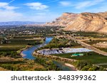 View of Grand Junction, Colorado With the Colorado River