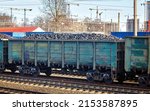 Coal freight train loaded with...