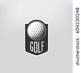 Golf Label. Sign Of Golf...