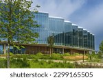 Small photo of Cambridge,Cambridgeshire,England on the 5th May 2023:The Astra Zeneca Development Centre on the Cambridge bio Medical Campus