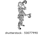 letters axeman | Shutterstock .eps vector #53077990