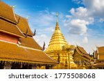 Golden Pagoda Wat Phra That Doi ...