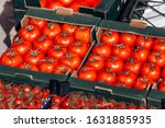 Lots Of Tomatoes In Boxes....