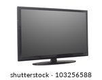 isolated flat screen tv or... | Shutterstock . vector #103256588
