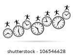 vector illustrations of busy... | Shutterstock .eps vector #106546628